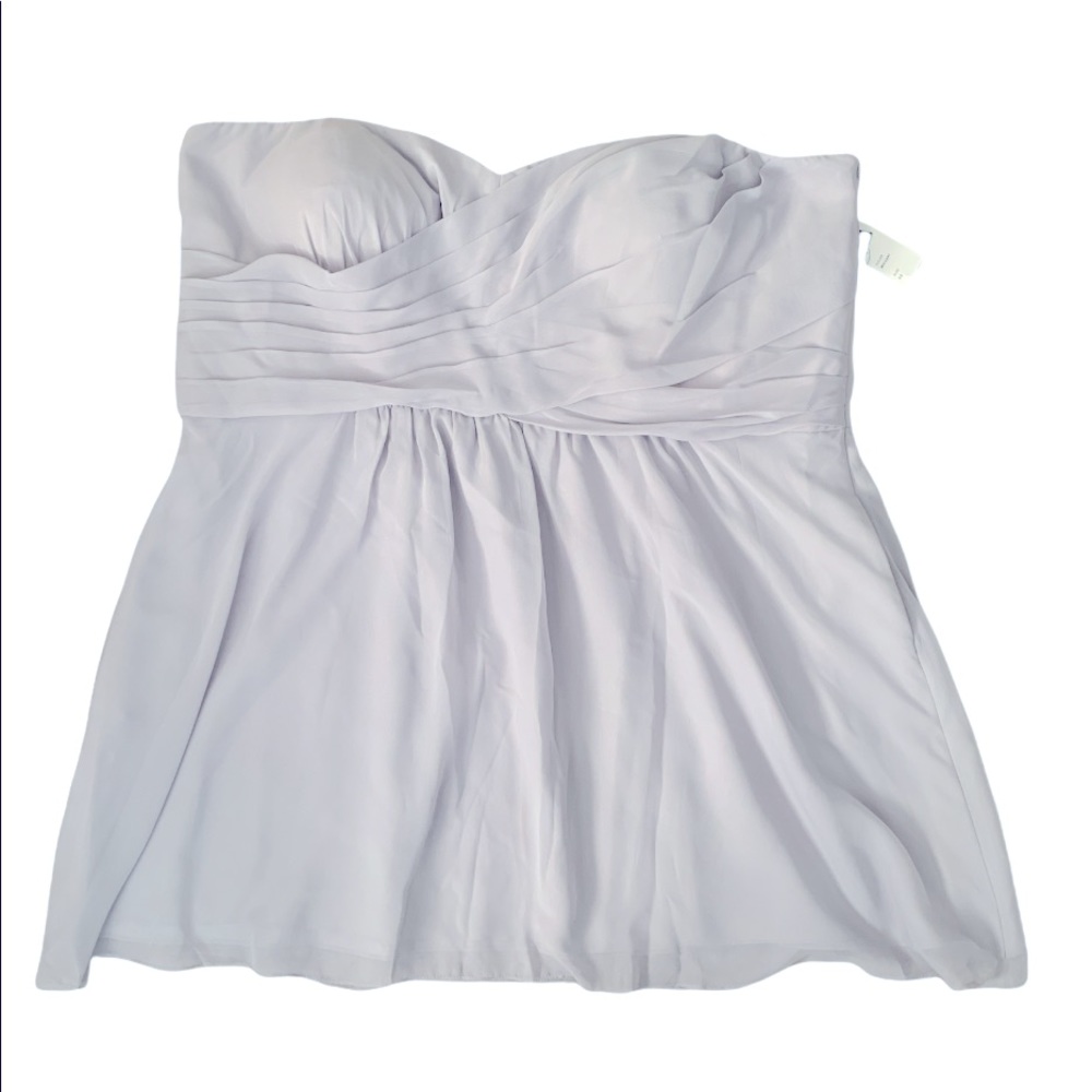 NWT Weddington Way Lily Strapless Chiffon Dress